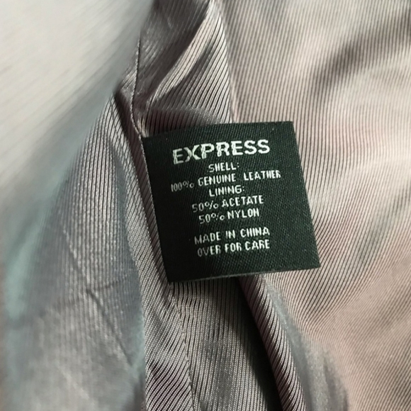 Express Genuine Leather Jacket - Picture 6 of 9